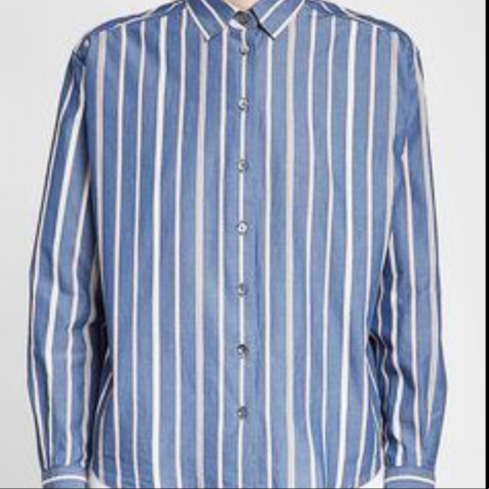 CLOSED Aloise Stripe Shirt Top XS Button Up
